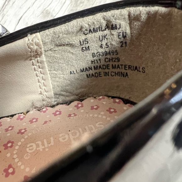 Stride Rite Black Patent Dress Shoes Size 5M - Picture 4 of 4